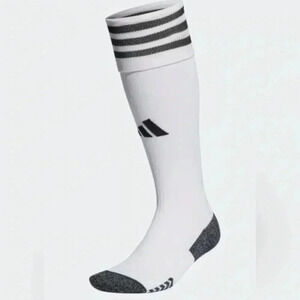 NWT Adidas Adi 23 black white performance soccer  football socks M
